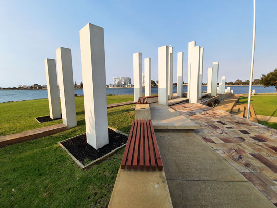 Mandurah's World Class Memorial is full of poignant symbolism